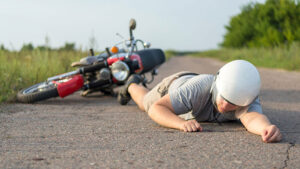 Traumatic tattoos from a motorcycle accident