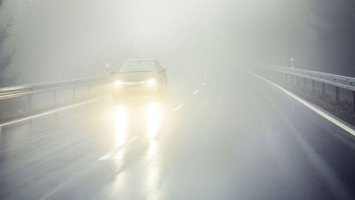 fog and traffic collisions