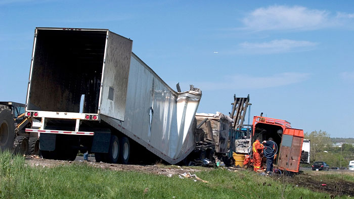 How can comparative fault apply to truck accidents