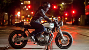 Use greater caution when riding a motorcycle at night